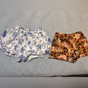 Janie and Jack Blue Floral Print Garment